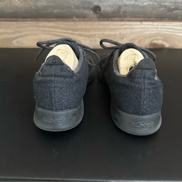 Allbirds Wool Runners Black Athletic Shoes Sneakers Mens Size 13 Merino Wool - Picture 3 of 10